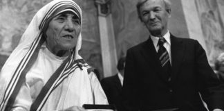 40 vjet më parë Nënë Tereza mori çmimin Nobel për Paqe