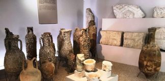 Dhjetëra objekte nga zbulimet nënujore në Muzeun Arkeologjik të Durrësit