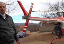Çfarë gjeniu! Shqiptari ndërton helikopter në kushte shtëpie (VIDEO)