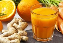 Xhenxhefil, karrota, portokalle/ Lëngu magjik për organizëm të fortë