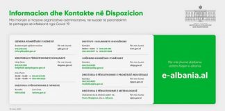“Dritarja e informacionit”, adresat dhe numrat e telefonit ku mund të drejtoheni