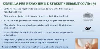 Ministria e Shëndetësisë: Këshilla për menaxhimin e stresit kundrejt COVID-19