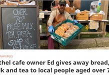 Ofroi ushqime falas në kohë pandemie, komuniteti i Glasgow nderon biznesmenin shqiptar