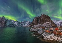 FOTOT/ Spektakli i rrallë në qytetin me vetëm 300 banorë