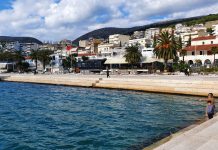 FOTOT/ Perla e turizmit, shëtitorja e Sarandës merr pamje krejtësisht të re