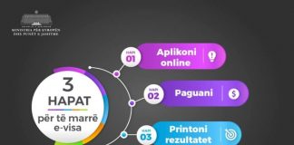 E-visa/ Tashmë aplikimet për vizë për të huajt online
