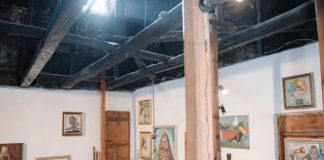 FOTO/ Drejt përfundimit restaurimi i banesës monument kulture kat. 1, e piktorit Sali Shijaku