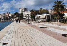 FOTO/ Sezoni i ri turistik e gjen Sarandën me shëtitore të re