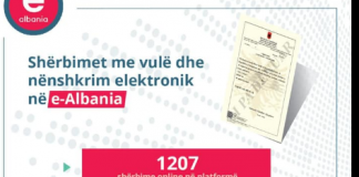e-Albania, janë gjeneruar mbi 11 milionë dokumente me vulë elektronike dhe 91134 dokumente me nënshkrim elektronik