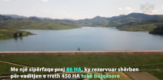 Investimi 47 milionë lekë në rezervuarin e Okshtunit, 450 ha tokë bujqësore hyjnë në sistemin e ujitjes