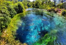 FOTOT/ Nis riparimi i aksit rrugor Syri i Kaltër-Bistricë