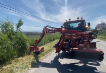 FOTOT/ Punime për mirëmbajtjen e aksit Tiranë-Ndroq-Plepa