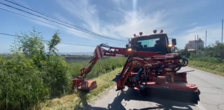 FOTOT/ Punime për mirëmbajtjen e aksit Tiranë-Ndroq-Plepa