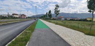 Bajpasi i Shkodrës/ Përfundon shtresa e parë asfaltike dhe ndriçimi (FOTOT)