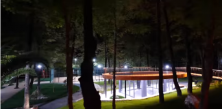 FOTOT/ Fushat e tenisit në parkun e Liqenit të Tiranës, hapësirë e re për kryeqytetasit