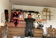 FOTO/ Shqiponjat e Shkëlzen Veselit në Itali “fluturojnë” kudo ku ka shqiptarë në botë