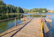 FOTOT/ Qytet magjepsës, liqenit piktoresk të Pukës i shtohet platforma pluskuese