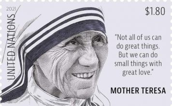 OKB nderon Nënë Terezën me pullë postare