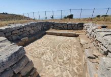 Parku Arkeologjik i Bylisit, ka mbi 1000 m² mozaik të periudhës së Antikitetit të Vonë