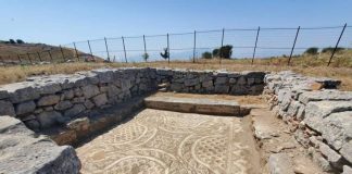 Parku Arkeologjik i Bylisit, ka mbi 1000 m² mozaik të periudhës së Antikitetit të Vonë