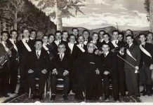 Koliqi, Asdreni, Fishta dhe Lasgushi në një fotografi të rrallë