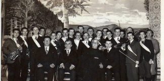 Koliqi, Asdreni, Fishta dhe Lasgushi në një fotografi të rrallë