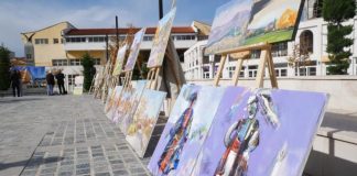 FOTO/ 45 piktorë hedhin në telajo “vjeshtën e artë në Kolonjë