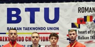 Ekipi i Tiranës në Taekwondo fiton 4 medalje ari në Kampionatin Ballkanik