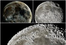 FOTOT/ Hëna, ashtu si nuk e keni parë kurrë