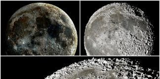 FOTOT/ Hëna, ashtu si nuk e keni parë kurrë