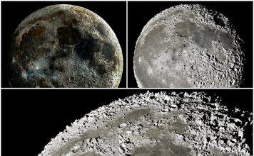 FOTOT/ Hëna, ashtu si nuk e keni parë kurrë