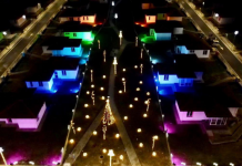 FOTOT/ Banorët gati të futen në banesat e reja, atmosferë festash në lagjen e re në Fushë-Krujë