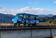 FOTOT/ Mrekullia e fundit e teknologjisë – Dy në një, del treni-autobus