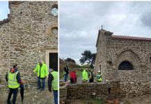 Vijon restaurimi i Kishës së Skënderbeut në Kepin e Rodonit