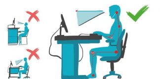 Si të qendroni në mënyrën e duhur para kompjuterit dhe të mos keni asnjëherë dhimbje shpine dhe sysh