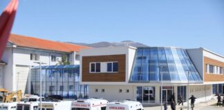 FOTOT/ Korpusi Spitalor i Kukësit drejt përfundimit, shihni si duket spitali i ri