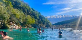 Dhjetëra persona zgjodhën ujërat termale të Bënjës këtë fundjavë, shihni FOTOT