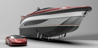 FOTO/ Njihuni me Ferrarin e deteve