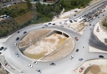 FOTOT/ Punimet në hyrjen juglindore të Tiranës, pritet të lehtësohet ndjeshëm trafiku