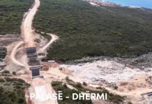 Përfundon ndërtimi i veprave të artit në segmentin rrugor Palasë-Dhërmi