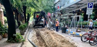Tiranë – Linjë e re ujësjellësi në rrugën “Mustafa Matohiti”
