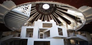 FOTOT/ Piramida e Tiranës ndryshon plotësisht pamje, do të jetë qendra më e madhe e teknologjisë së informacionit