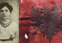 Marigo Posio, gruaja e flamurit