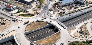 FOTOT/ Hapet për qarkullim një nga portat hyrëse dhe dalëse më të rëndësishme të Tiranës