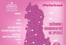 “Tetori rozë” – Shërbimi i mamografisë së lëvizshme në të gjithë vendin, ja datat dhe oraret