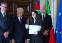 Rahela, nxënësja ekselente shqiptare vlerësohet nga presidenti italian me medalje