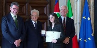 Rahela, nxënësja ekselente shqiptare vlerësohet nga presidenti italian me medalje