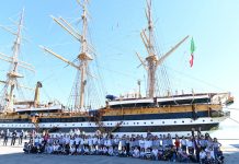 Anija me famë botërore, “Amerigo Vespucci” tërhoqi rreth 10 mijë vizitorë në Durrës