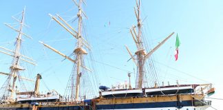 Anija me famë botërore, “Amerigo Vespucci” tërhoqi rreth 10 mijë vizitorë në Durrës