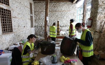 Studentë nga universiteti i Vjenës dhe i Tiranës, restaurojnë muzeun e Krujës